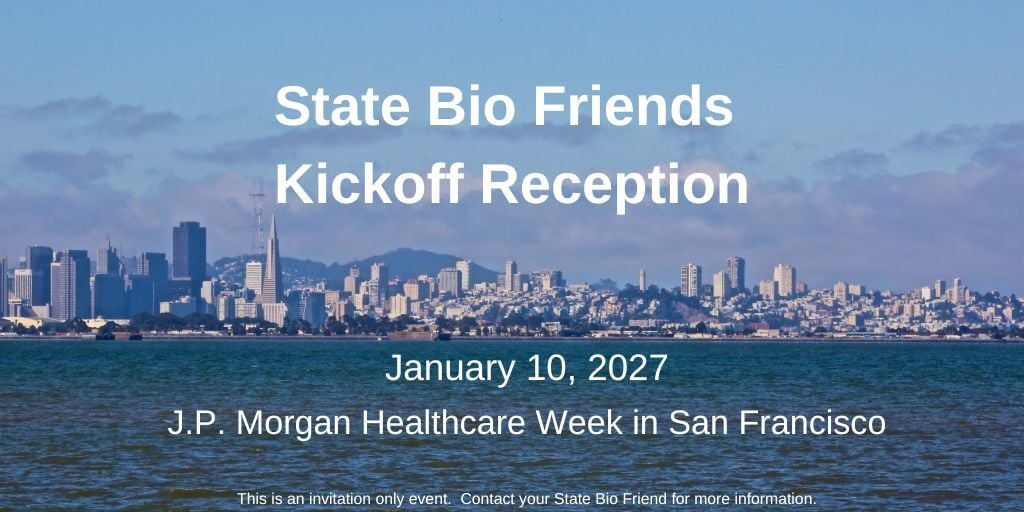 State Bio Friends at JPM 2027 ticketbud 1024 512