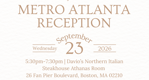 Metro Atlanta Reception 9.23
